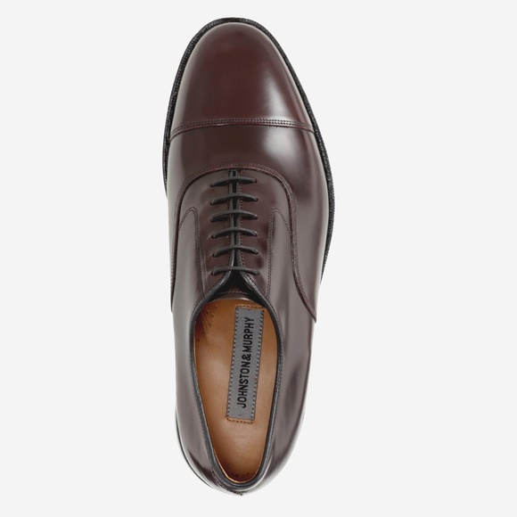 Johnston & Murphy Melton Cap Toe 9.5 in Bordeaux main image 6